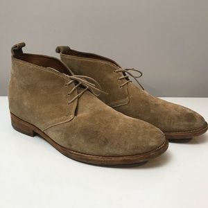 Geox Respira Mens Brown Suede Leather Chukka boots